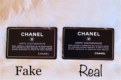 chanel fakes|authenticity card chanel.